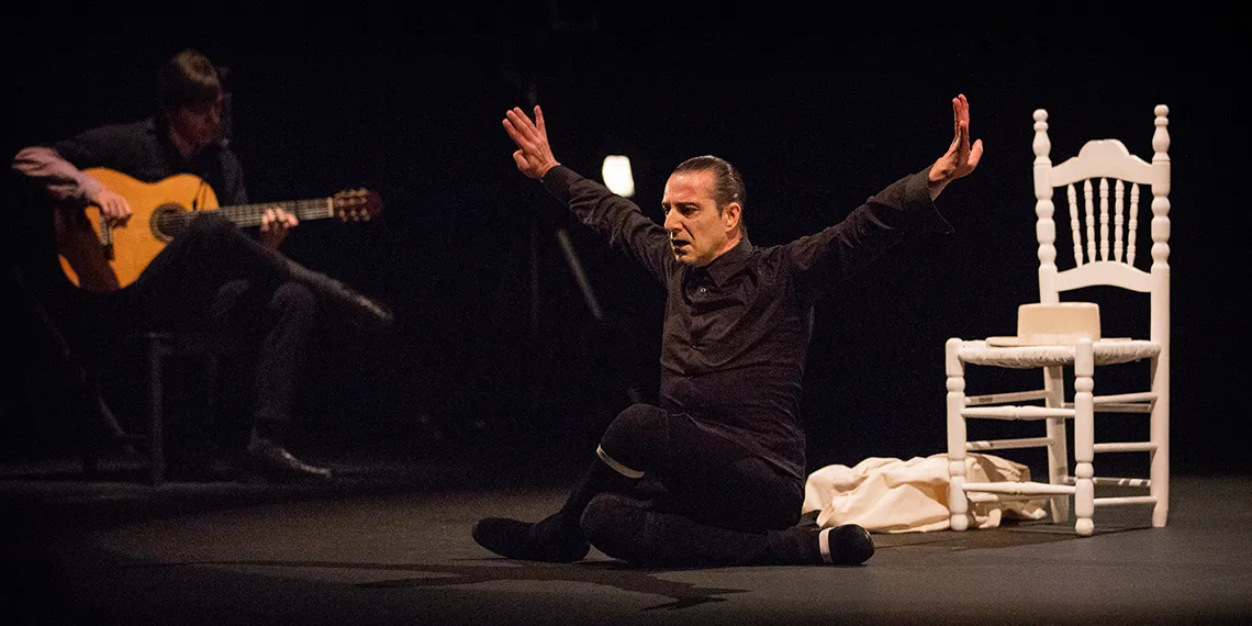 'Recto y solo', de Andrés Marín. Festival de Nîmes. 11 enero 2025. Foto: Sandy korzekwa