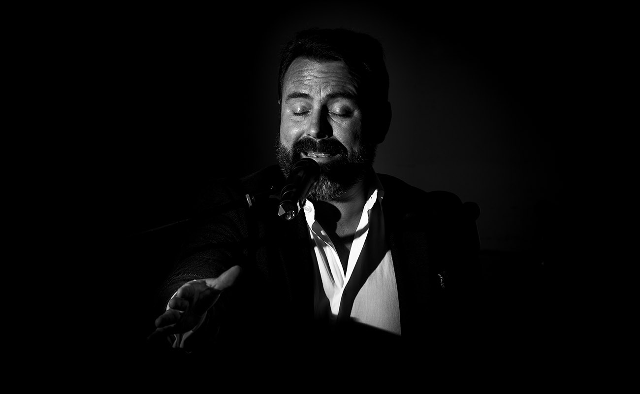 El cantaor José Olmo. Foto: Pocket Studio