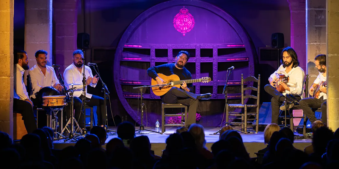 'Historias de un flamenco', de Antonio Rey. XXIX Festival de Jerez. Bodegas Los Apóstoles, de González Byass. 22 feb 2025. Foto: Tamara Pastora