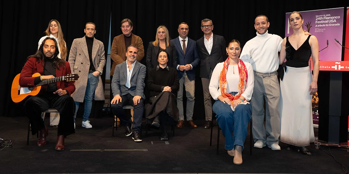 Presentación de Flamenco Festival USA. Instituto Cervantes, Madrid. 11 feb 2025. Foto: Manusuá