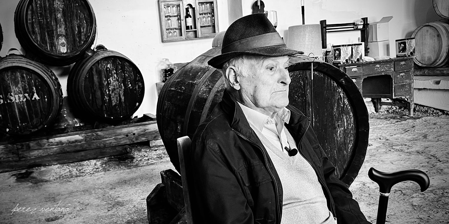 El cantaor Márquez El Zapatero, en Villanueva del Ariscal, abril 2022. Foto: perezventana