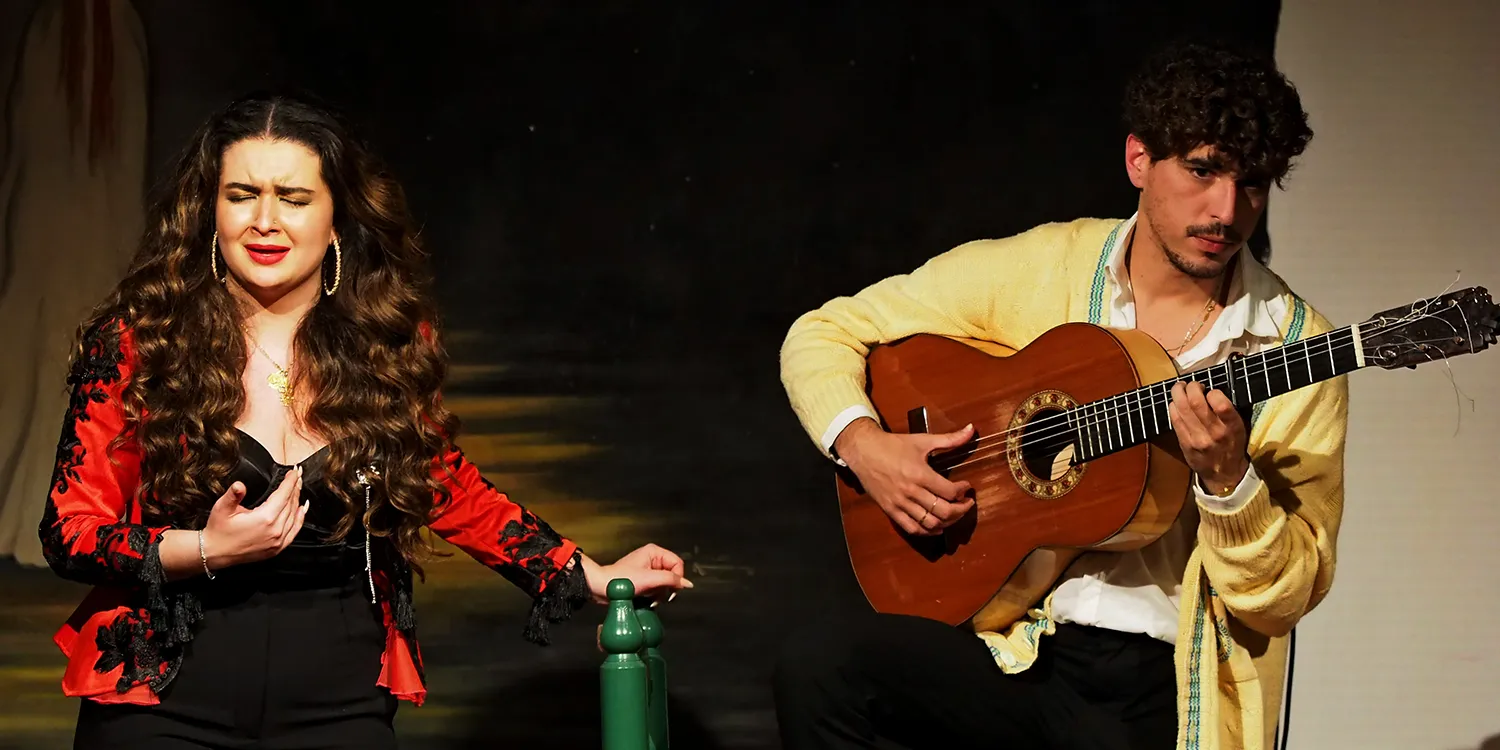 Reyes Carrasco y Rubén Lara. Peña La Platería, Granada. 29 Marzo 2025. Foto: Carlos Fernández - ExtampasFlamencas.com