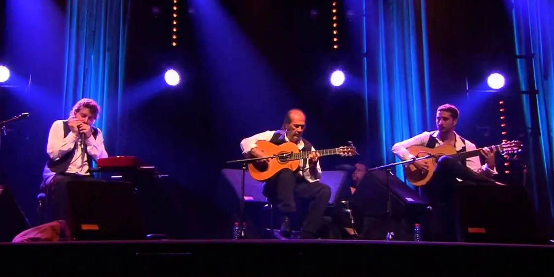 Paco de Lucía, en el Festival de Montreux.