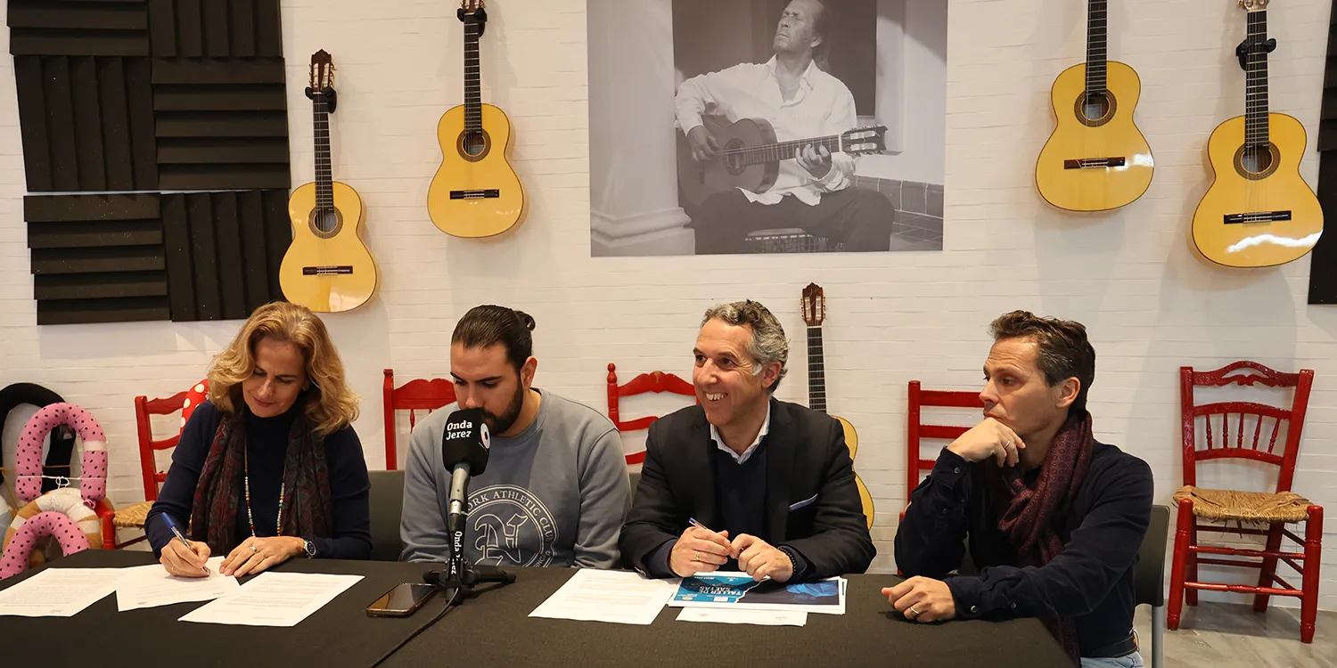Acto de presentación del Taller de saeta por seguiriyas. Foto: Cátedra Flamencología Jerez