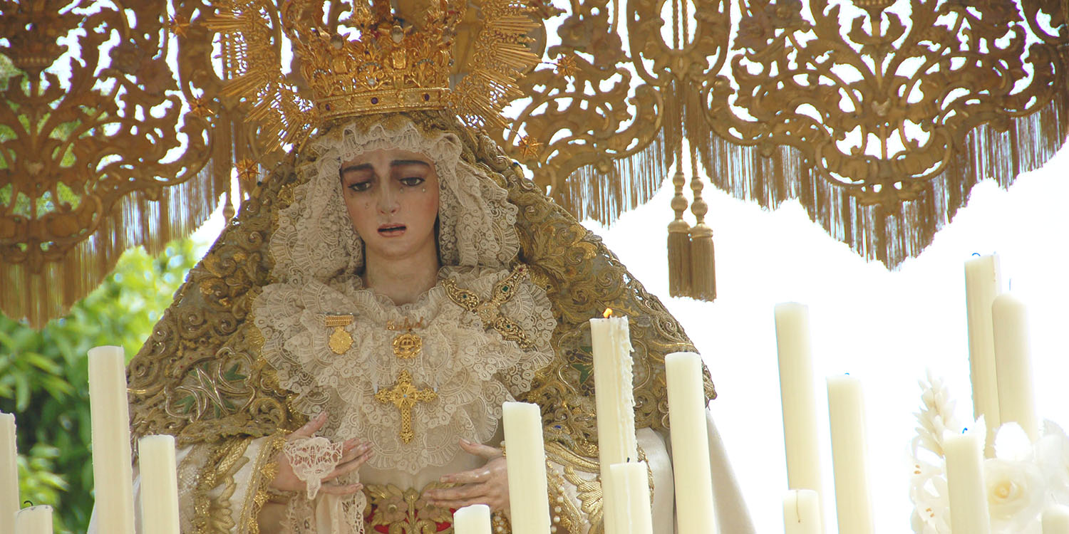Virgen de la Salud, Hermandad de San Gonzalo. Semana Santa de Sevilla. Foto: perezventana