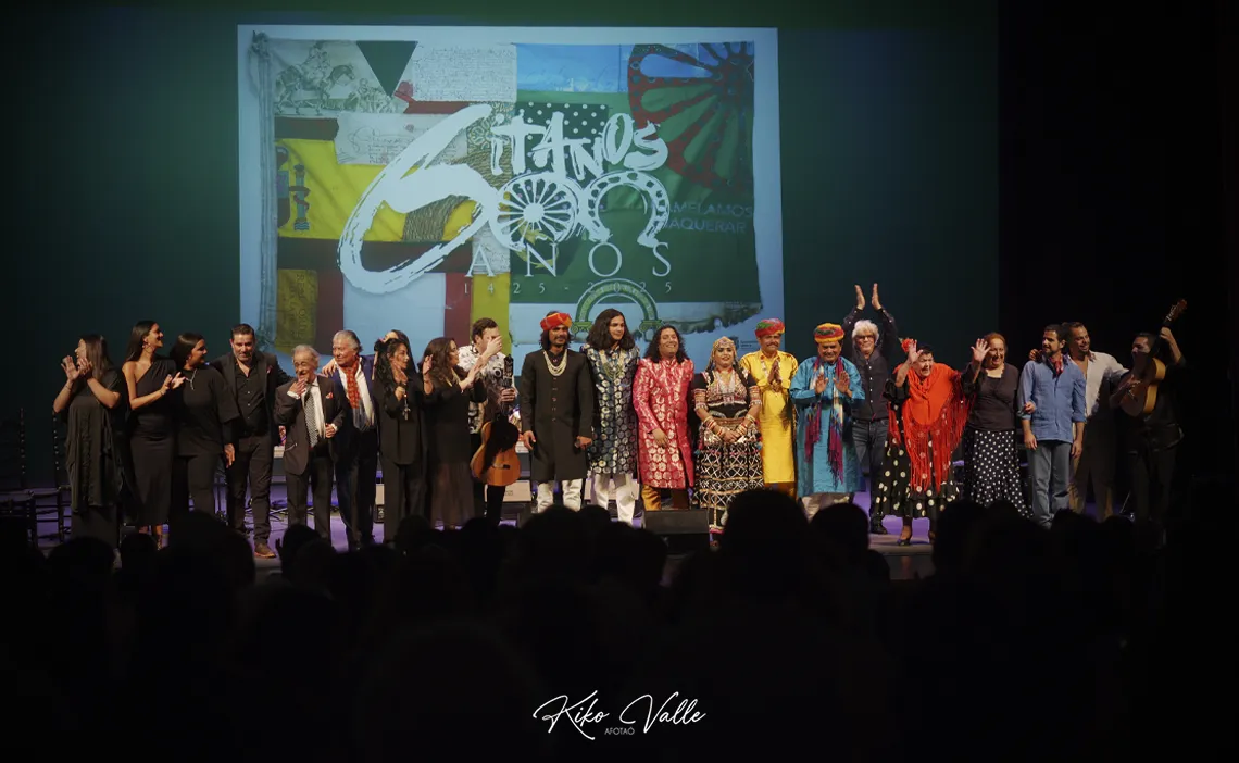 'Gitanos del mundo. La unión musical'. Teatro Enrique de la Cuadra, Utrera (Sevilla). 8 abril 2025. Foto: Kiko Valle