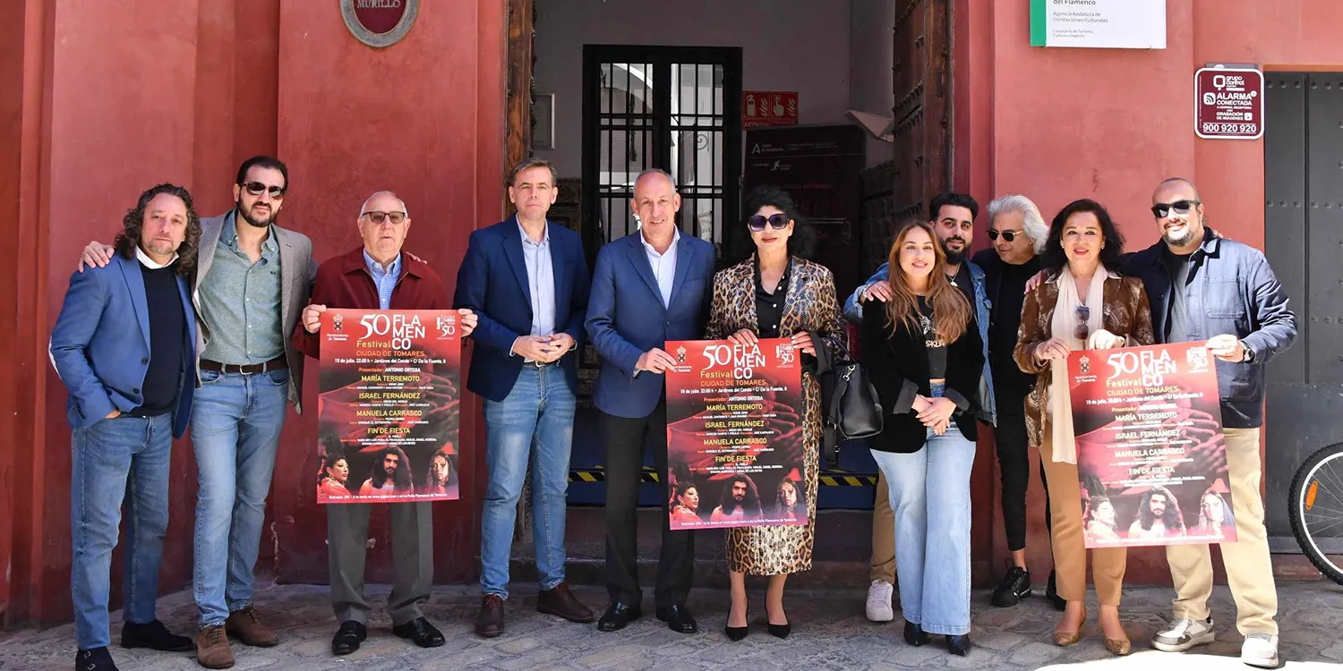 Presentación del L Festival Flamenco de Tomares en el IAF. Foto: Ayto Tomares