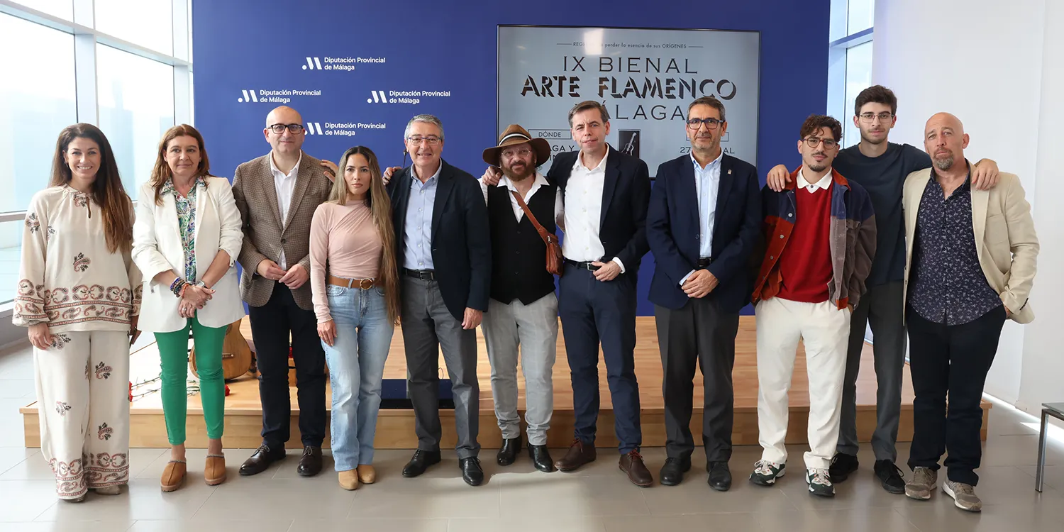 Presentación de la IX Bienal de Arte Flamenco de Málaga. Foto: Diputación Málaga