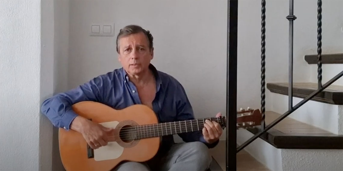 El compositor Feliciano Pérez-Vera. Imagen: captura de vídeo