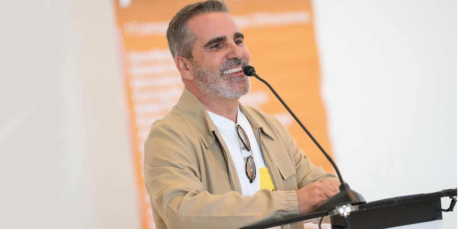 Miguel Marín, durante la presentación en Sevilla de London Flamenco Festival. Foto: Flamenco Festival