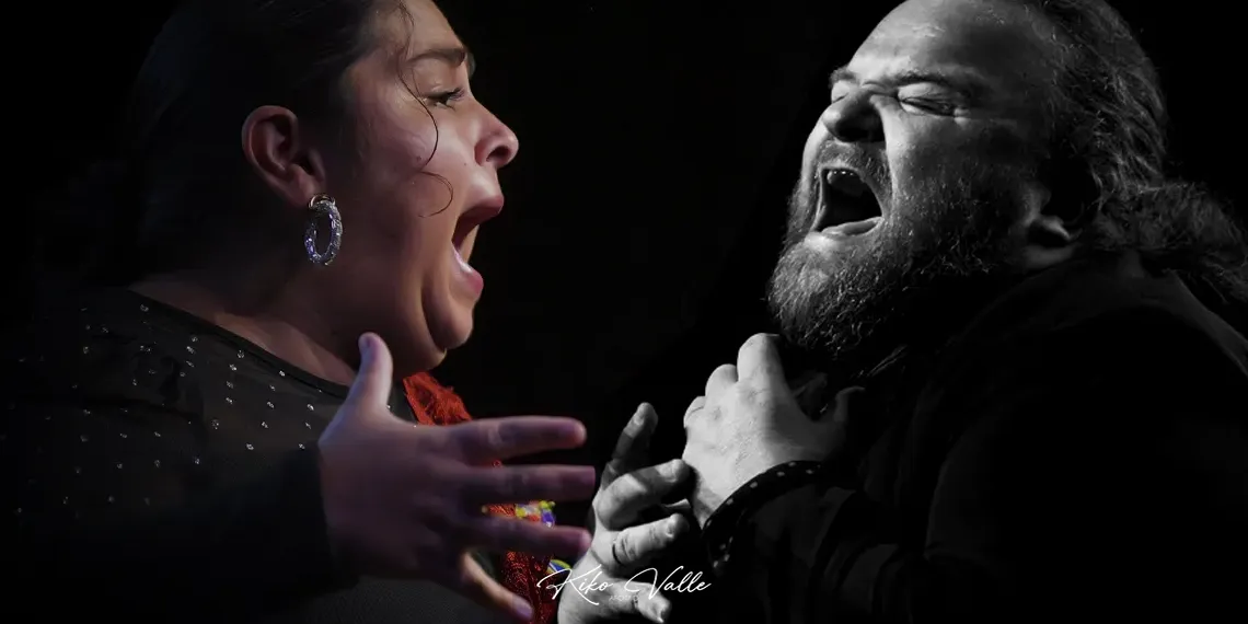 Aroa de Bastián y Ezequiel Benítez. Festival La Fiebre del Cante. Marinaleda, Sevilla. Mayo 2025. Foto: Kiko Valle