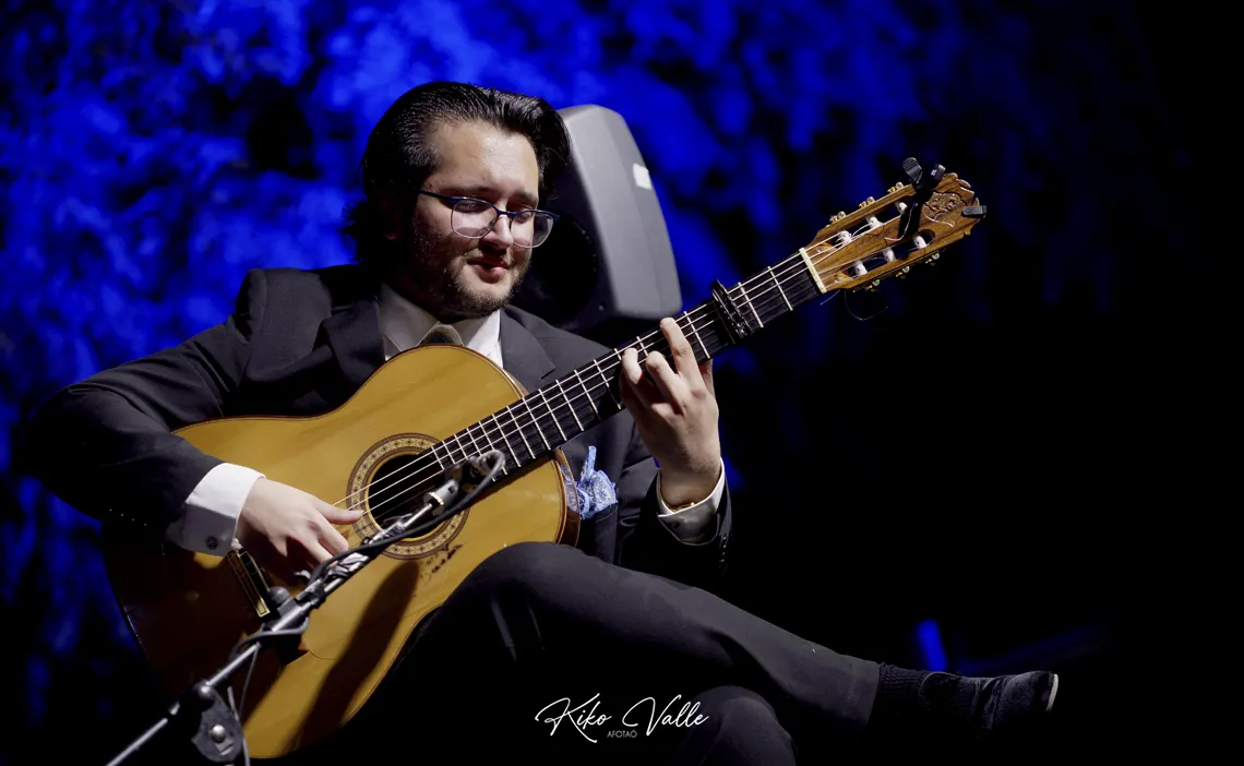 David de Arahal. VII Festival Flamenco Valle Gitano. Jardines del Valle, Sevilla. 13 y 13 junio 2025. Foto: Kiko Valle