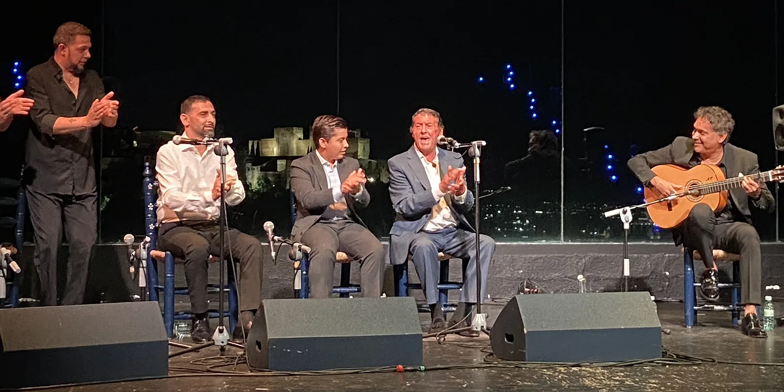 Luis El Zambo, Agujetas Chico y Manuel Monje. Festival Milnoff. Auditorio La Chumbera, Granada. 6 de junio de 2025. Foto: Antonio Conde