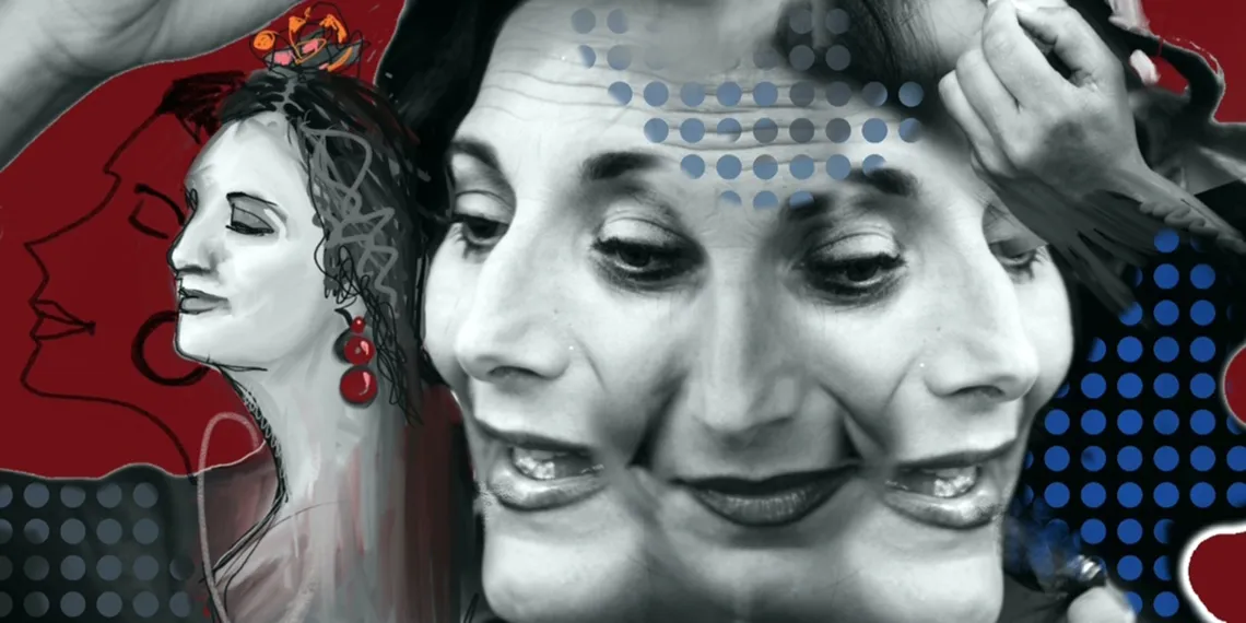 Cartel de 'Lo inédito', de Compañía La Lupi. Pintura de Andrés Mérida.