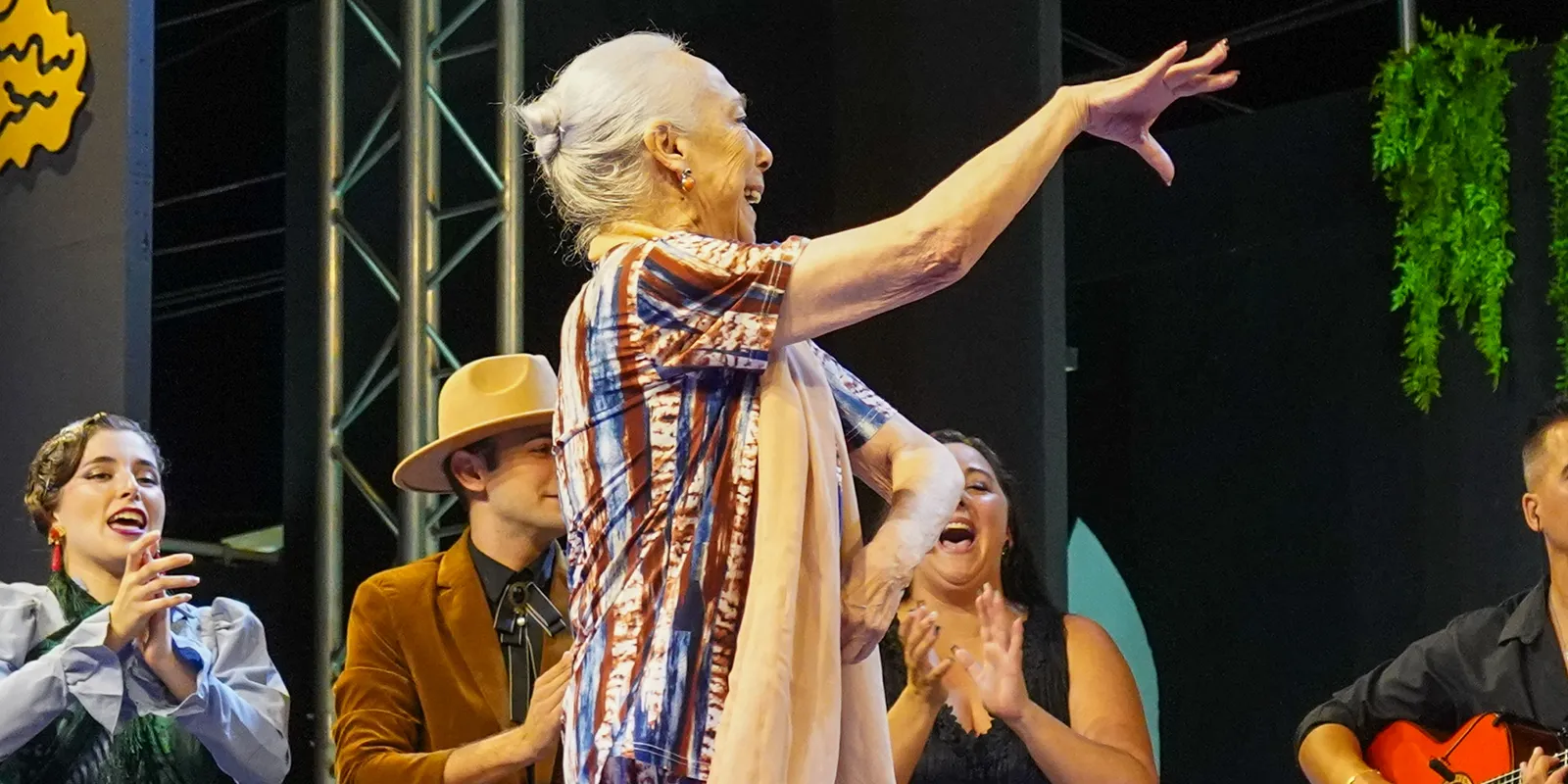 Cristina Hoyos, en el Festival de Cante Flamenco de Lo Ferro. Foto: Lo Ferro