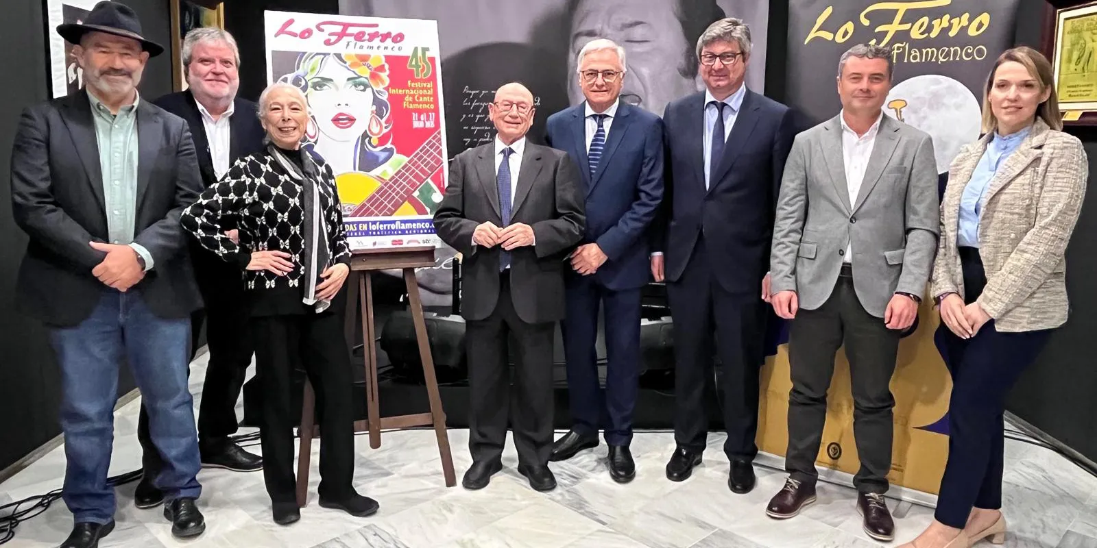 Fosforito y Cristina Hoyos, en el Festival de Lo Ferro. Foto: Lo Ferro