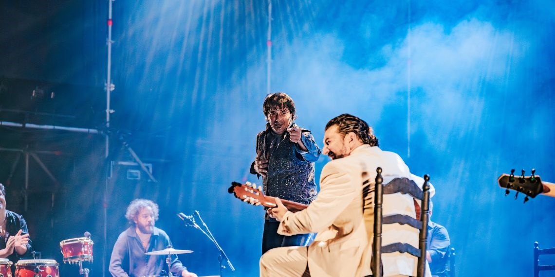 Antonio Rey con Joaquín Grilo. Tío Pepe Festival. Foto: Adrián Fatou @Archivo Tío Pepe Festival
