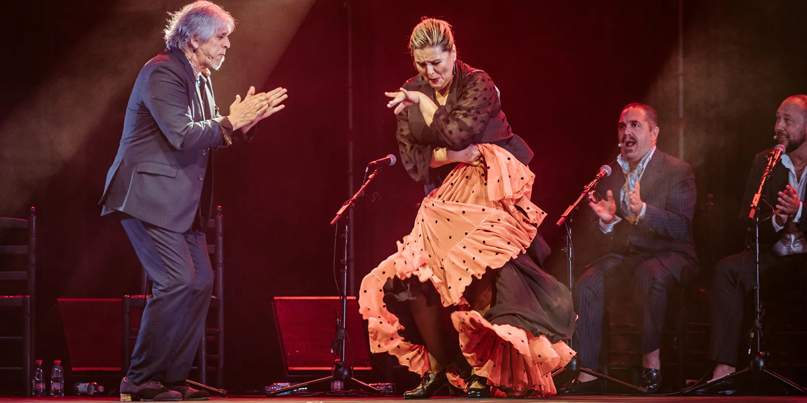 Antonio Malena y María del Mar Moreno. LVIII Fiesta de la Bulería. Patio de la Tonelería, Bodegas González Byass, Jerez. 23 agosto 2025. Foto: Esteban Abión