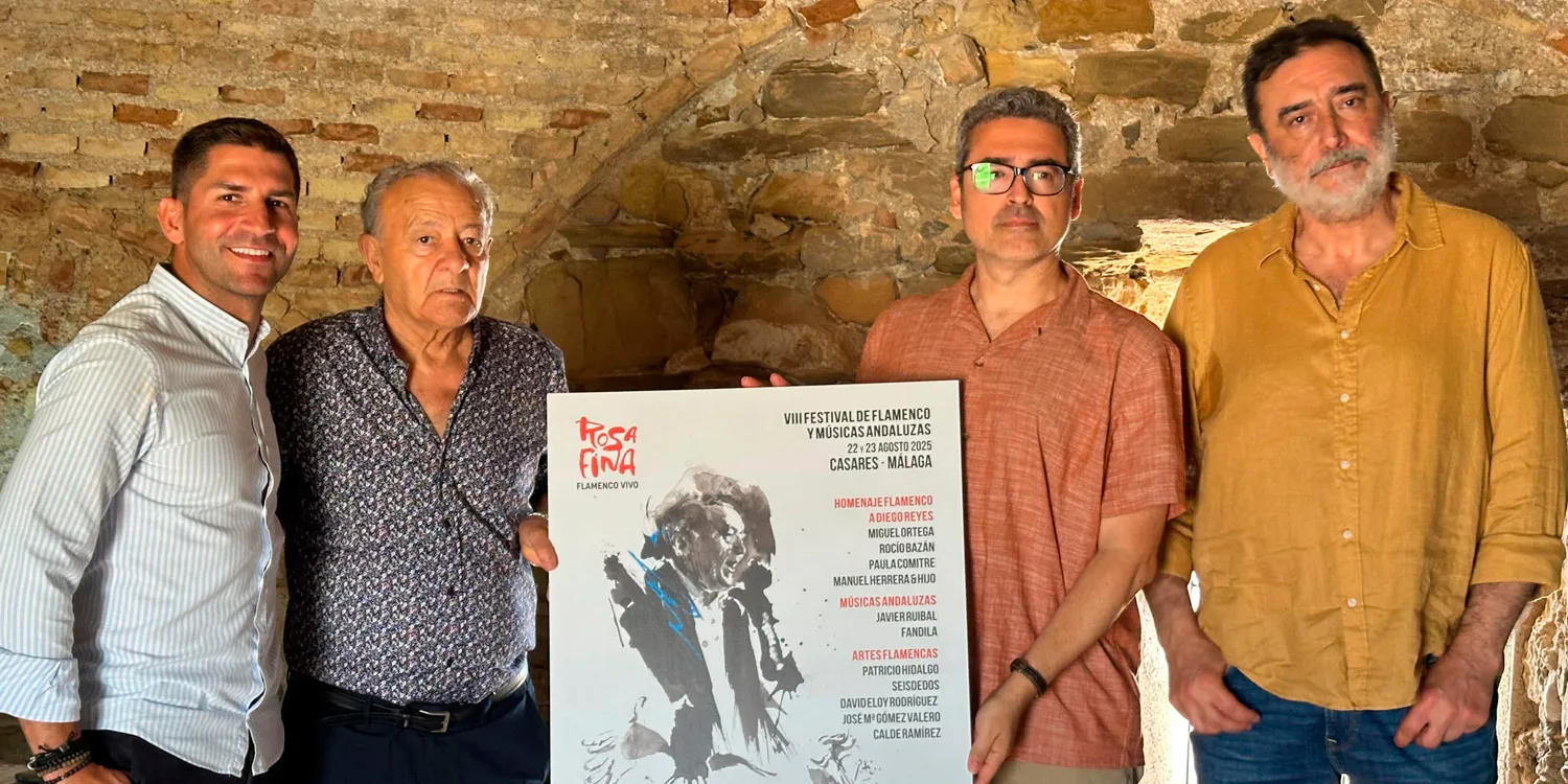 Presentación del Festival Flamenco Rosa Fina. Foto: Ayuntamiento Casares