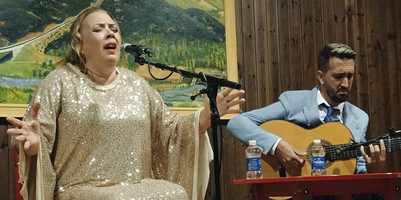 Recital de Aroa Cala. Peña Flamenca El Contrabando (Paymogo, Huelva). 21 sep 2025. Foto: Jesús Naranjo