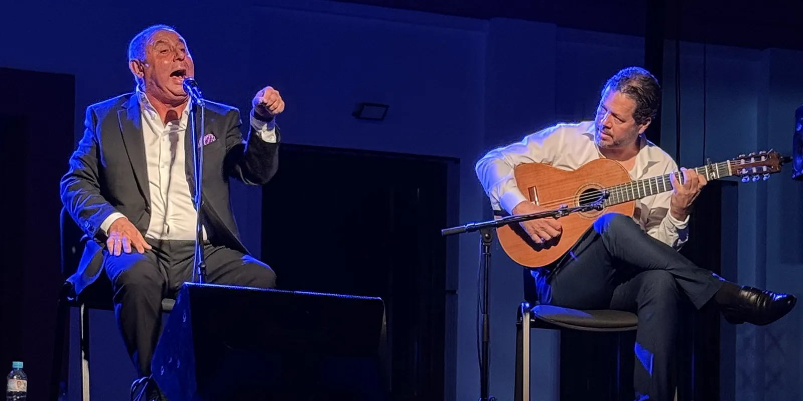 Manuel Cástulo y Manuel Herrera. XLII Festival de Cante Flamenco El Búcaro. Hacienda Santa Cruz, San José de la Rinconada (Sevilla). 19 sep 2025. Foto: Carmen Arjona