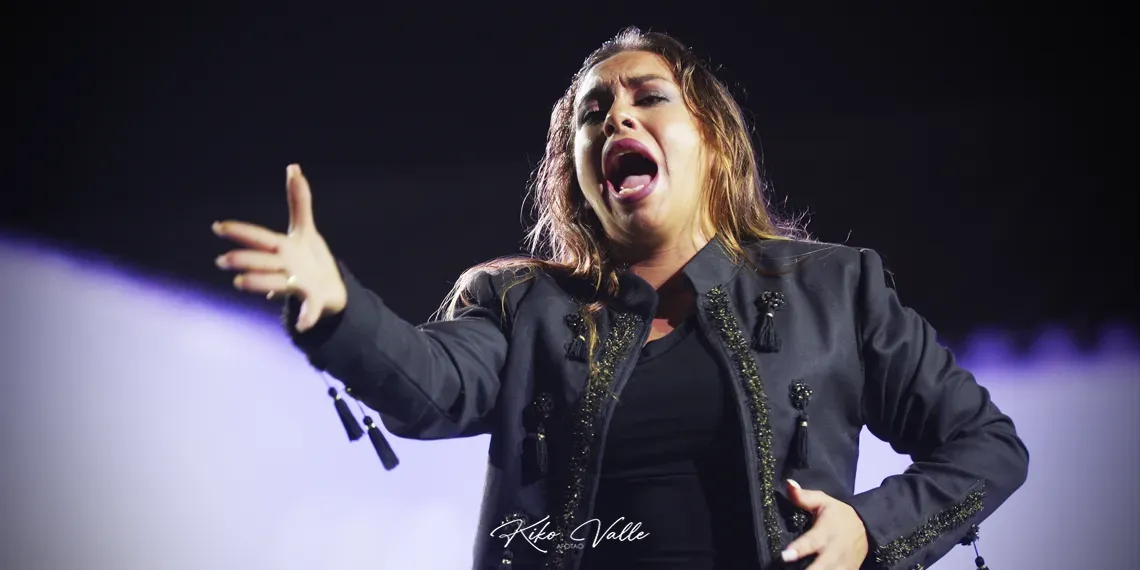 María Terremoto. LXIV Gala del Festival de Cante Jondo Antonio Mairena. Auditorio Manuel Mairena, Mairena del Alcor, Sevilla. 6 septiembre 2025. Foto: Kiko Valle