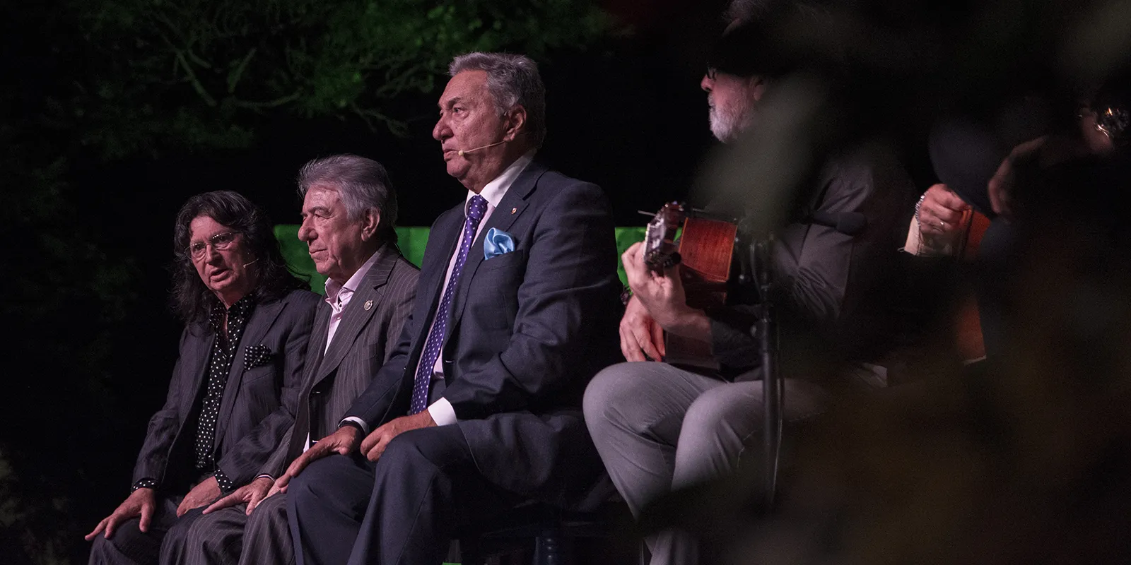 Cancanilla, Nano de Jerez y Enrique El Extremeño. XLIV Festival de Cante Grande Niño Colchón. Parque de la Constitución, El Viso del Alcor (Sevilla). 13 sep 2025. Foto: Martín del Alcor