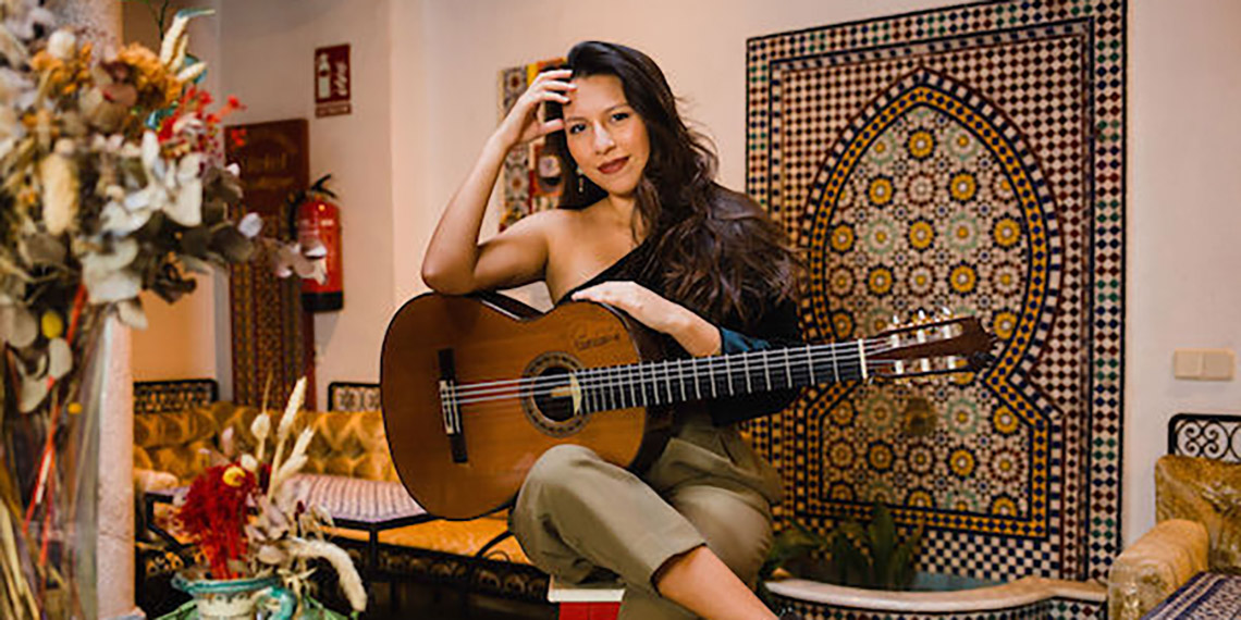 Andrea Salcedo. Foto: mujeresguitarristas.ar