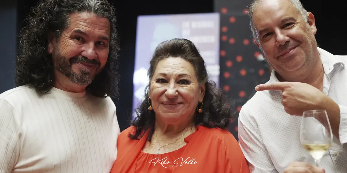 Mario González, María Vargas y José María Castaño. IV Bienal de Flamenco de Cádiz, Jerez y los Puertos. La Guarida del Ángel, Jerez. 3 oct 2025. Foto: Kiko Valle