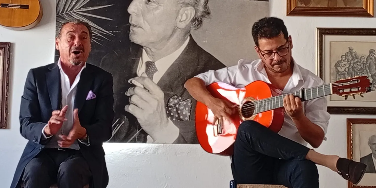 Luis Moneo, en la Peña El Gallo de Morón. Foto: Edu J. Pastor