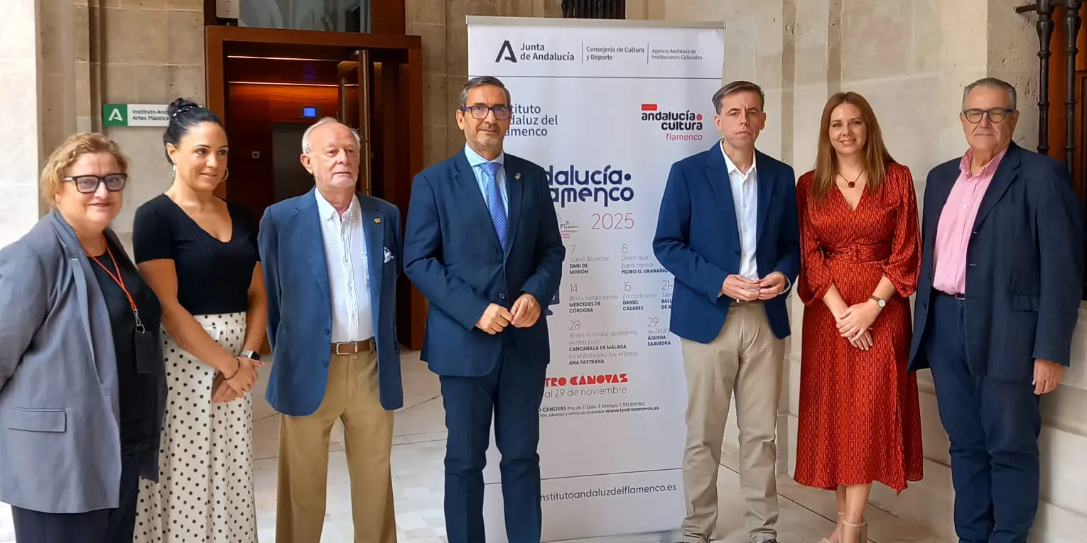 Presentación en Málaga de los actos del 15º aniversario del Flamenco Patrimonio. Foto: AAIC