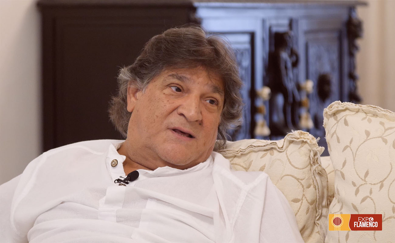 Vicente Soto 'Sordera', en una entrevista con expoflamenco.