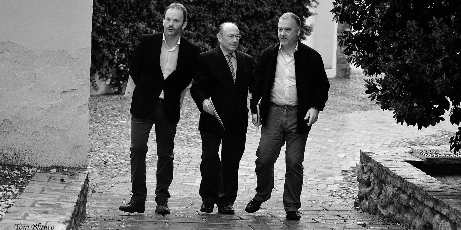 David Pino, Fosforito y Faustino Núñez. Palacio Orive, Córdoba, 2014. Foto: Toni Blanco