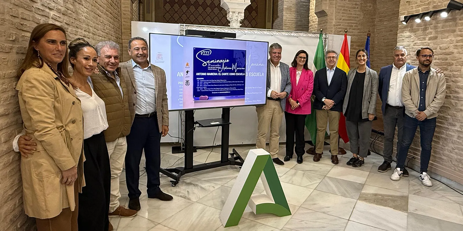 Presentación del ciclo Noviembre Flamenco 2025 en la Delegación del Gobierno en Sevilla. Foto: Ayto Mairena del Alcor