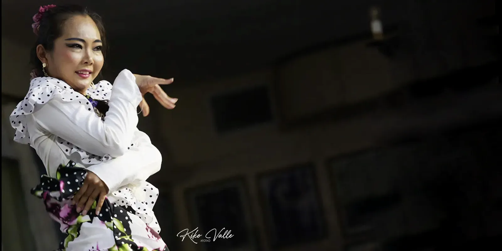 La bailaora japonesa Kotoha Setoguchi, en Torres Macarena. Junio 2025. Foto: Kiko Valle