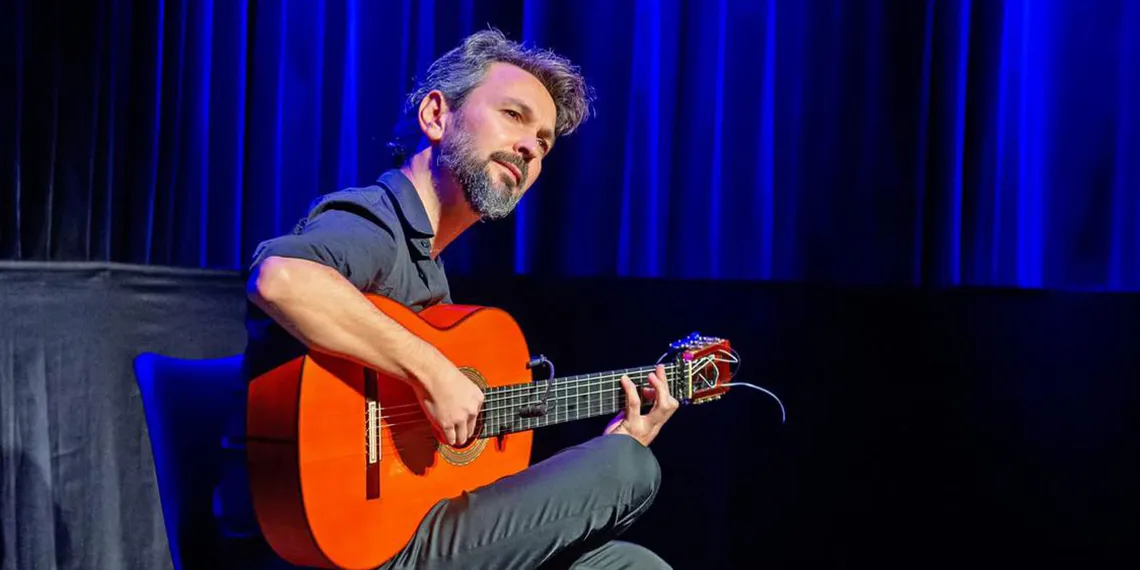 El guitarrista gaditano Óscar Lago. Foto: Mihály László