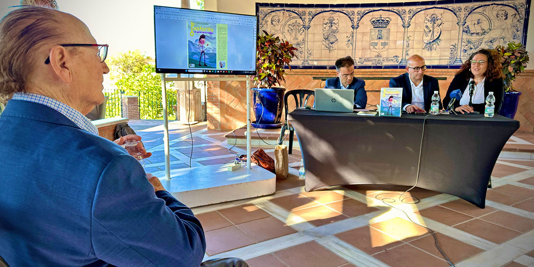 Presentación del libro 'Fosforito, un genio de la música', de Álvaro de la Fuente, en Alhaurín de la Torre, Málaga.