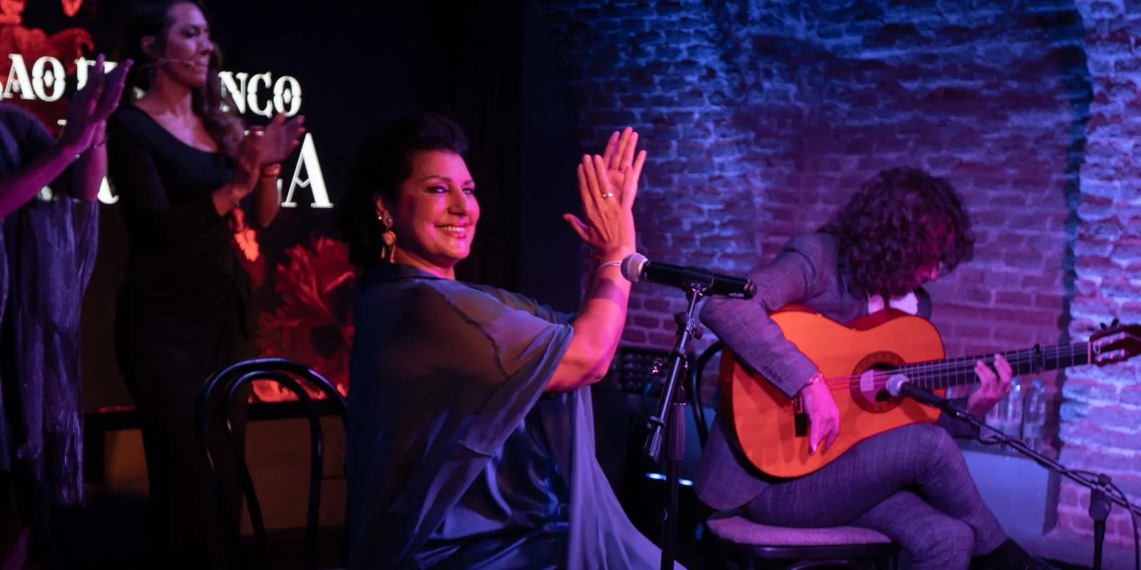 Remedios Amaya, en el Tablao La Carmela, Madrid.