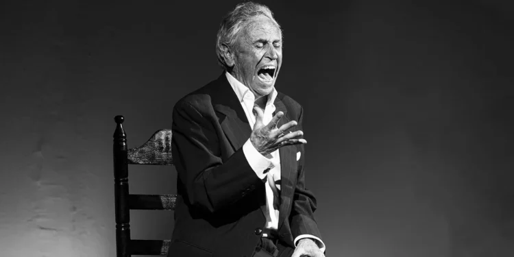 Diego Clavel, en la Reunión de Cante Jondo de La Puebla de Cazalla. Foto: Antonio Moreno