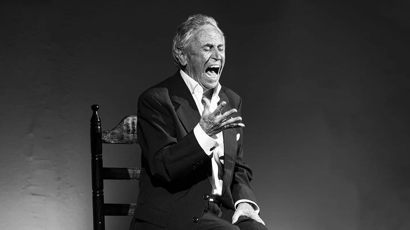 Diego Clavel, en la Reunión de Cante Jondo de La Puebla de Cazalla. Foto: Antonio Moreno