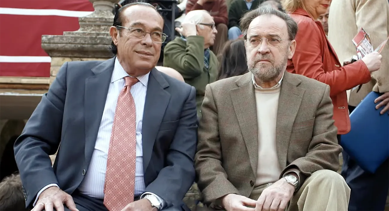 Antonio Burgos y Curro Romero. Captura de vídeo.