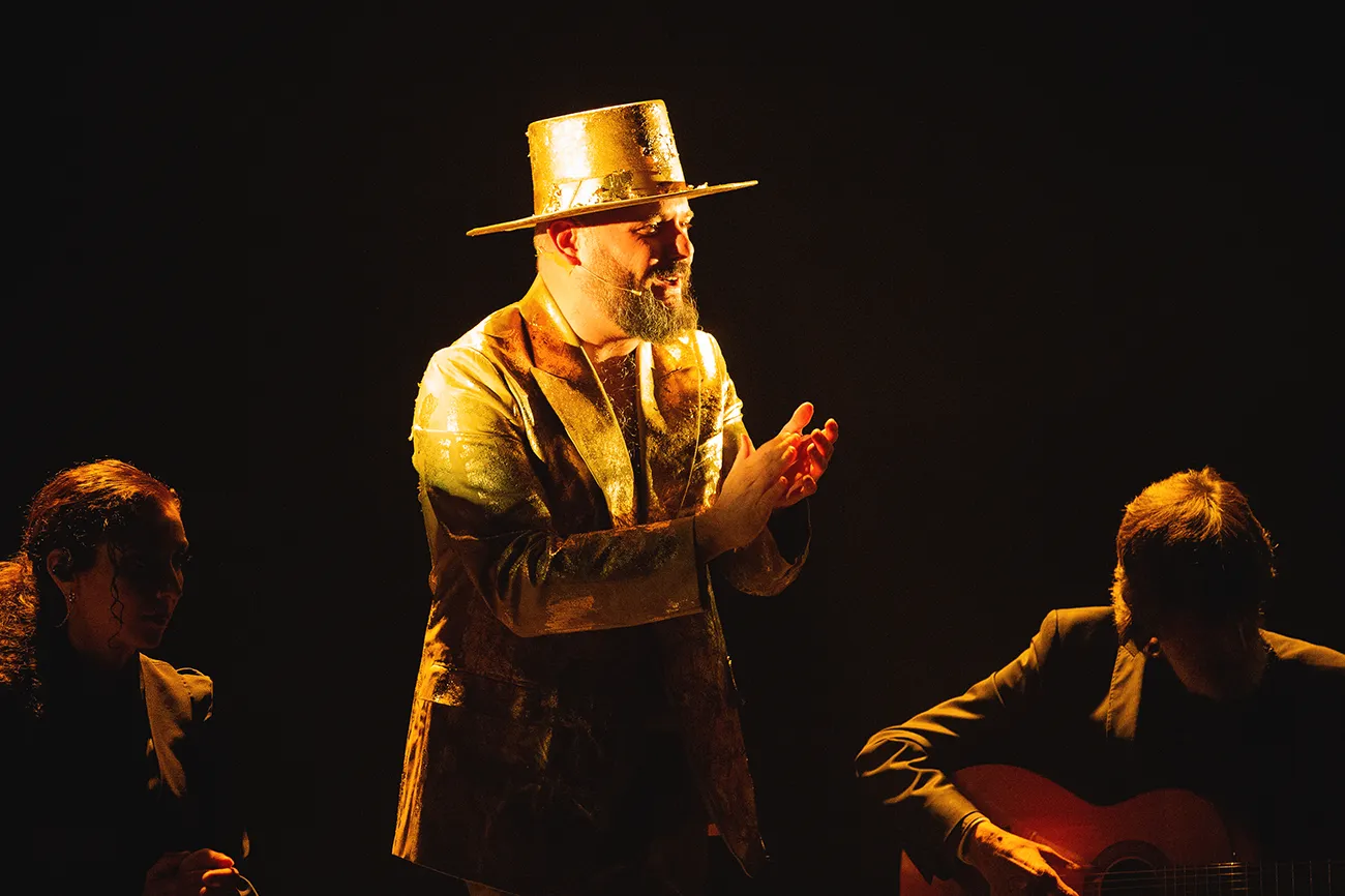 'Cante a lo gitano', de Niño de Elche. 35 Festival de Nimes. 10 enero 2025. Foto: Sandy Korzekwa
