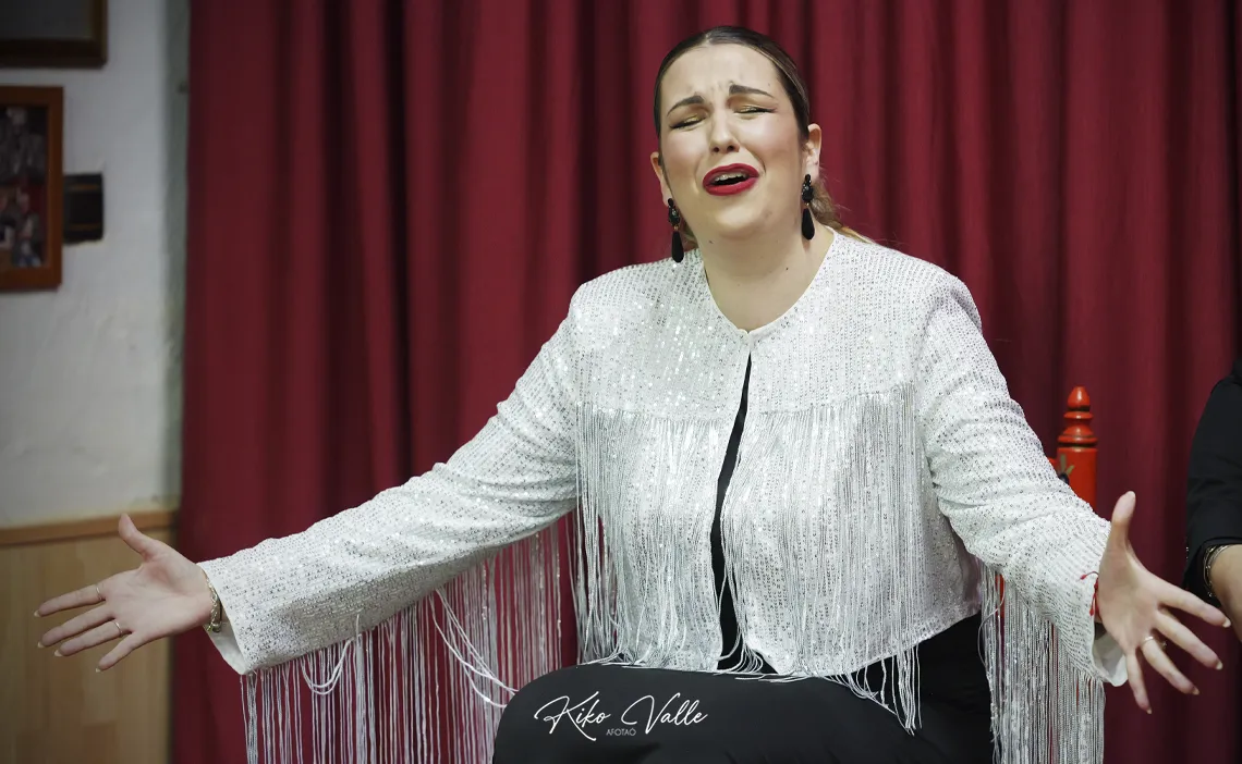 Recital de Raquel Salas. Peña Flamenca La Toná, Sevilla. 22 de marzo de 2025. Foto: Kiko Valle