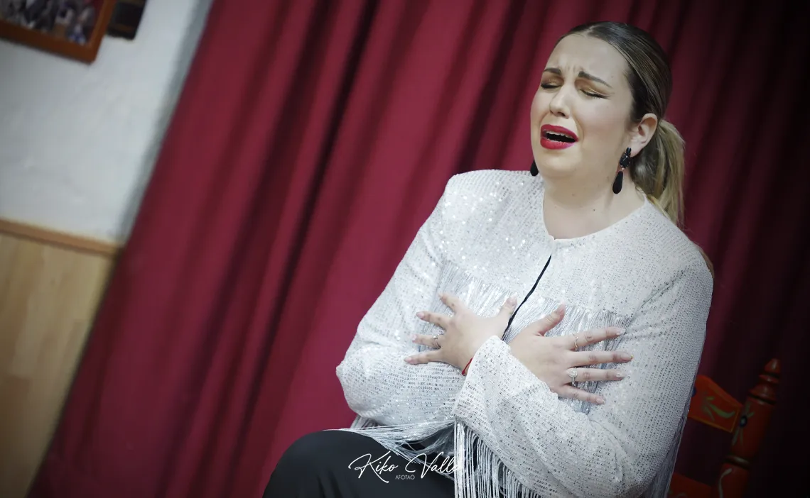 Recital de Raquel Salas. Peña Flamenca La Toná, Sevilla. 22 de marzo de 2025. Foto: Kiko Valle