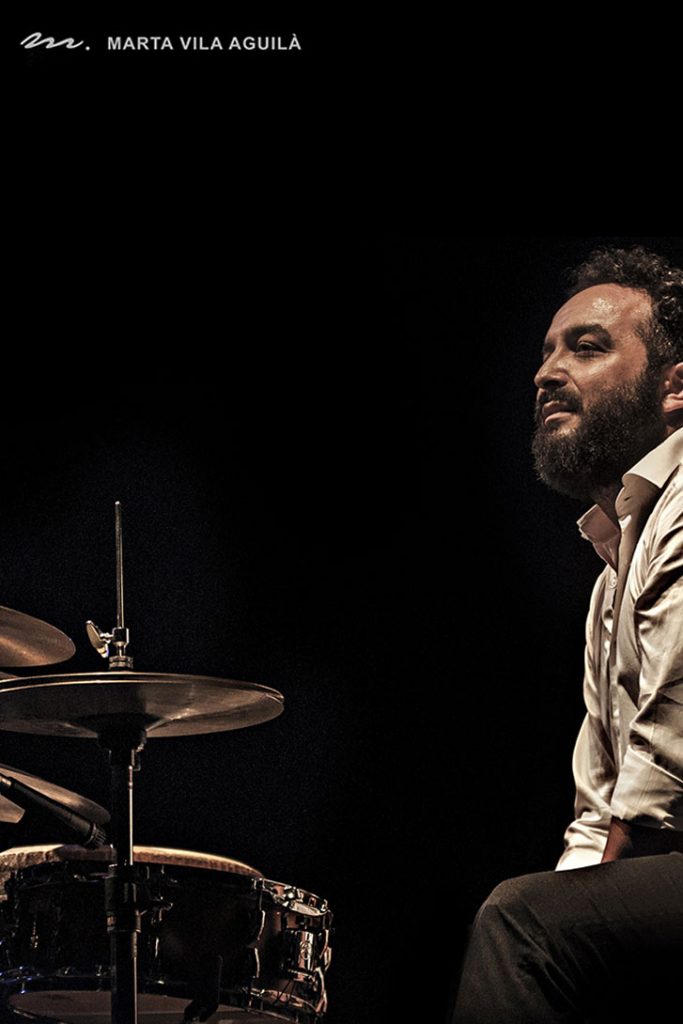 El percusionista Israel Suárez 'Piraña'. Foto: Marta Vila Aguilà - imagen cedida por Piraña.