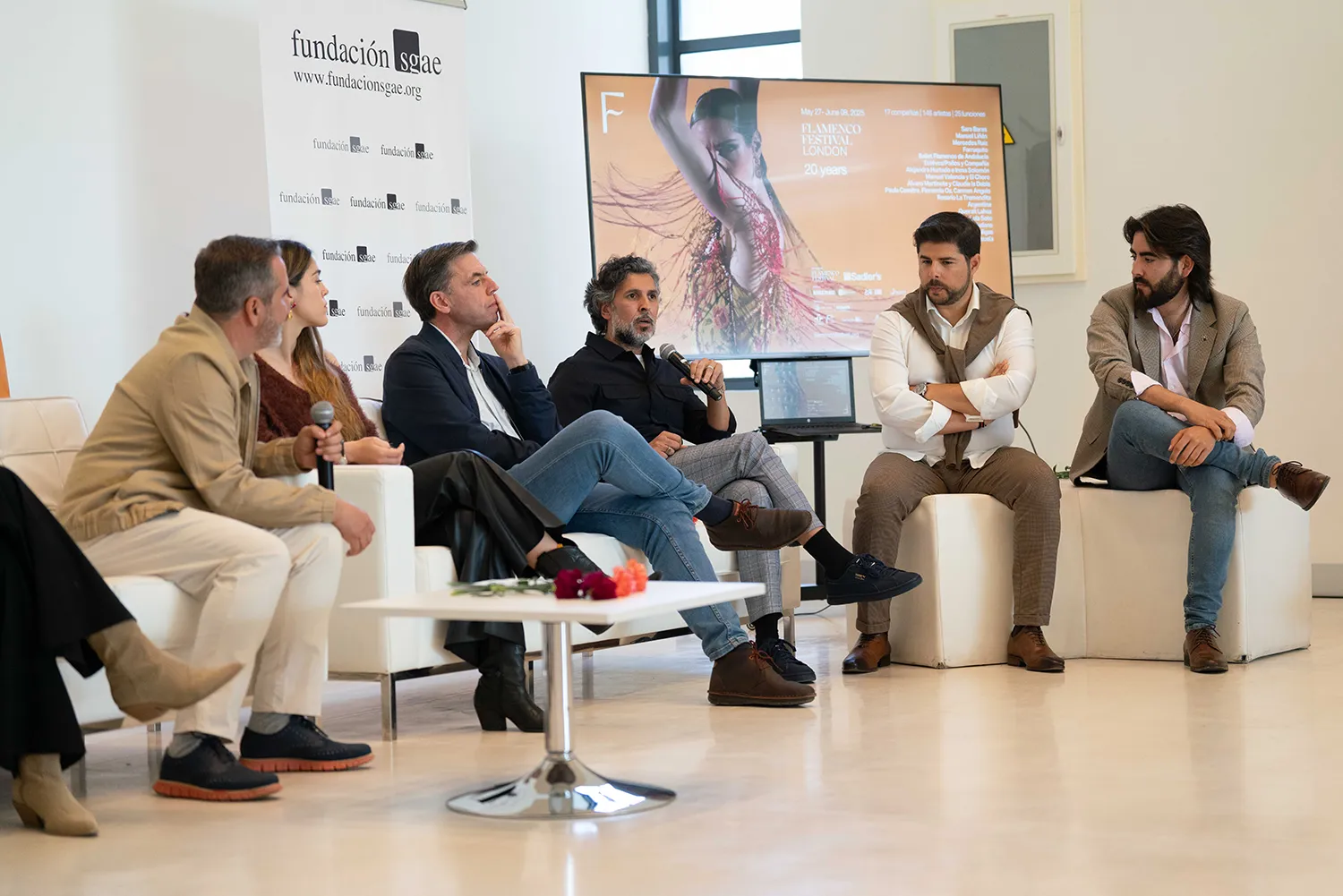 Presentación de Flamenco Festival Londres en la Fundación SGAE, Sevilla. 10 abril 2025. Foto: Manu Suá