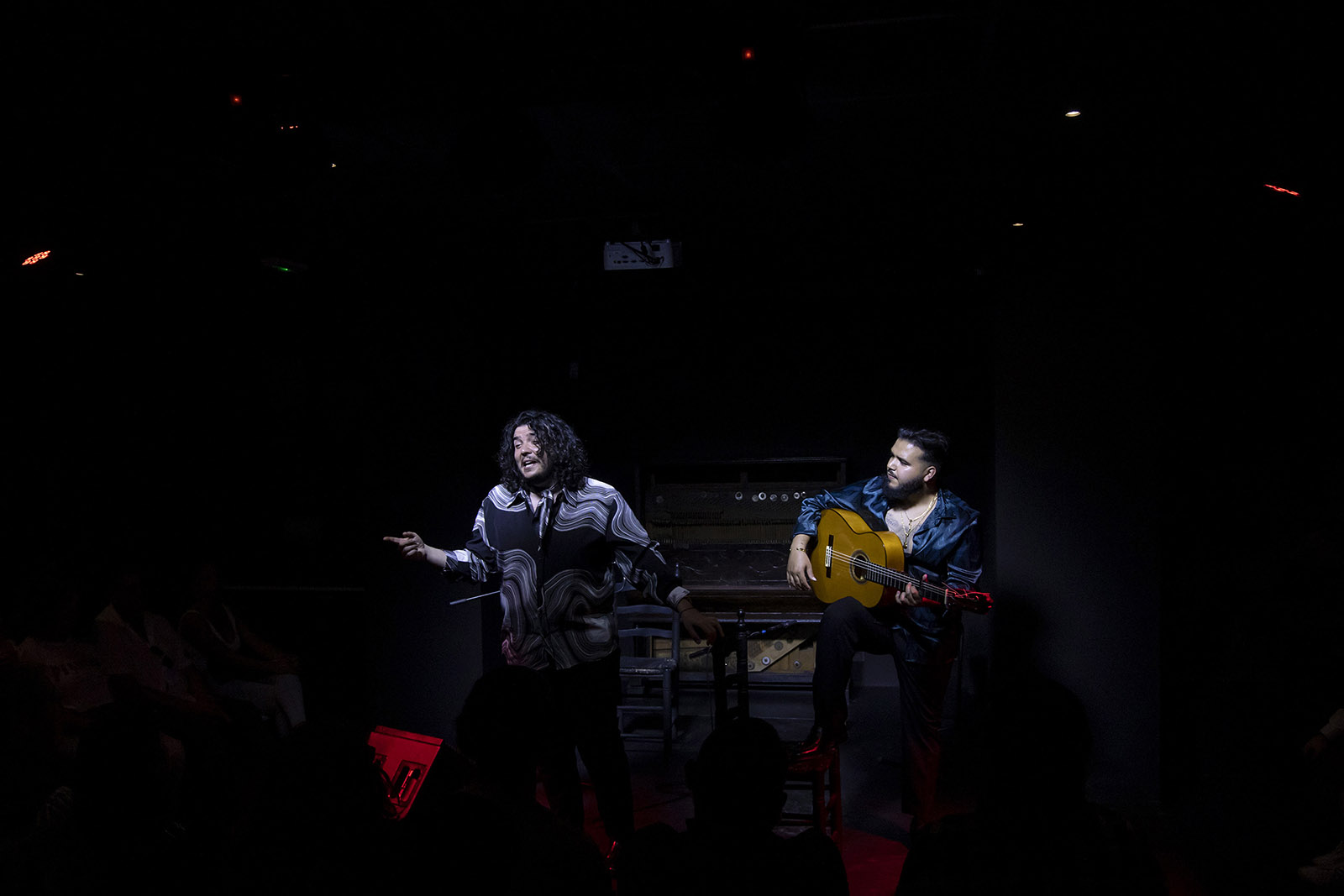 Juanfra Carrasco y Nono Reyes. Museo Interactivo de la Música - MIMMA, Málaga. Foto: Daniel Pérez / Teatro Cervantes