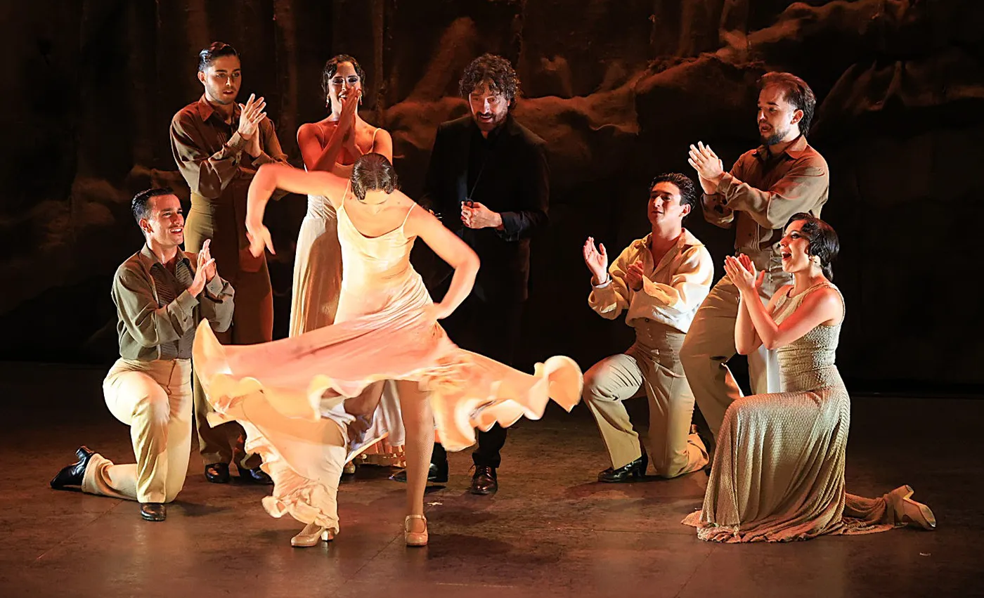 'Tierra bendita', del Ballet Flamenco de Andalucía. LXIV Festival Internacional del Cante de las Minas. La Unión, Murcia. 5 agosto 2025. Foto: Las Minas
