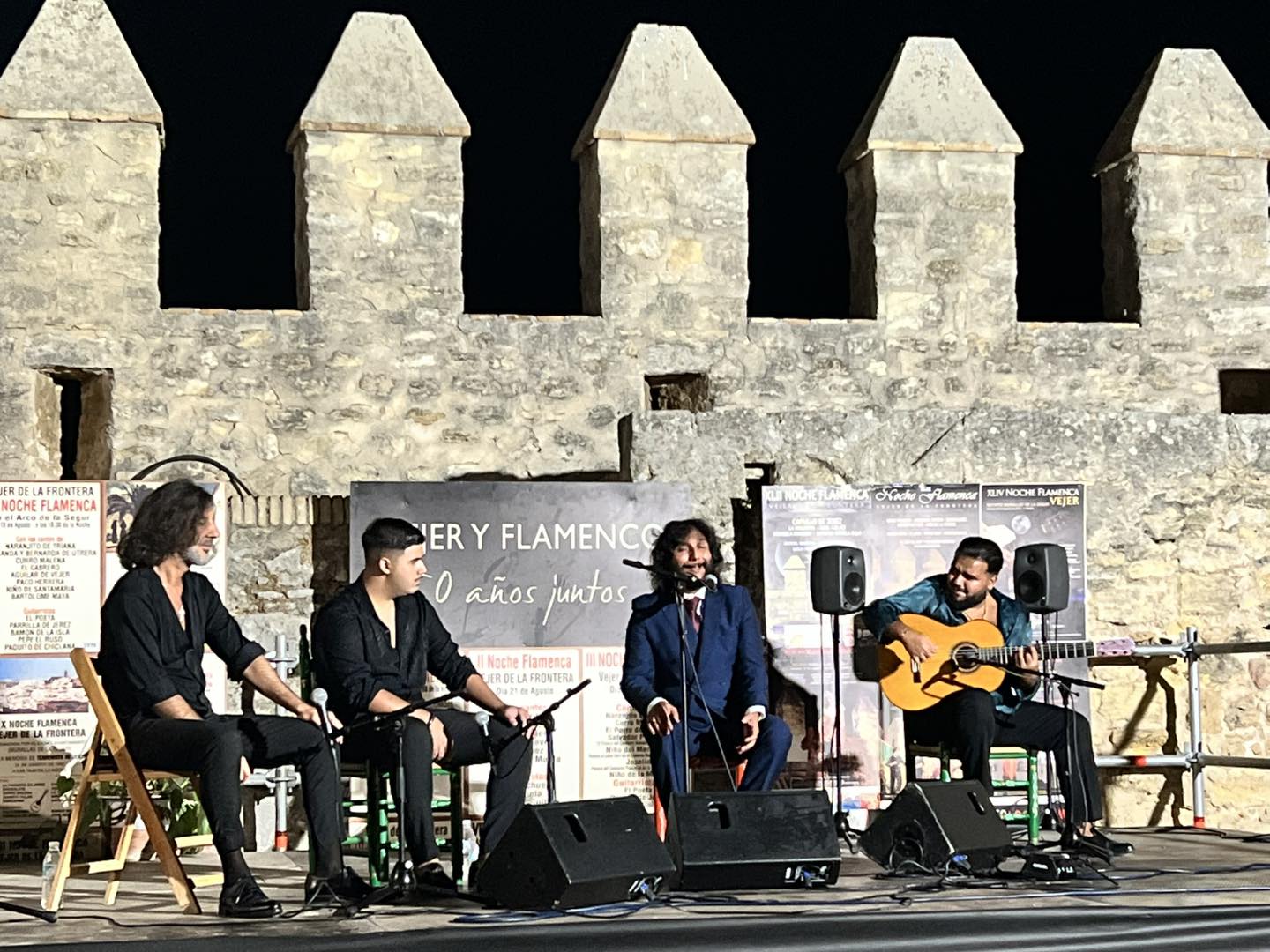 Antonio Reyes. LII Noche Flamenca de Vejer. Murallas de Segur, Vejer de la Frontera, Cádiz. 23 agosto 2025. Foto: Ayto Vejer