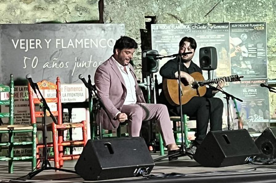 Daniel Castro. LII Noche Flamenca de Vejer. Murallas de Segur, Vejer de la Frontera, Cádiz. 23 agosto 2025. Foto: Ayto Vejer